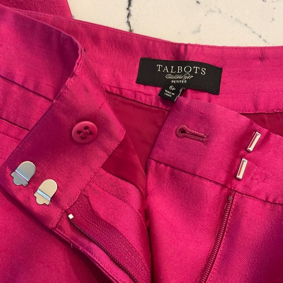 Talbots petite size 6 sateen look pants. - Picture 6 of 6